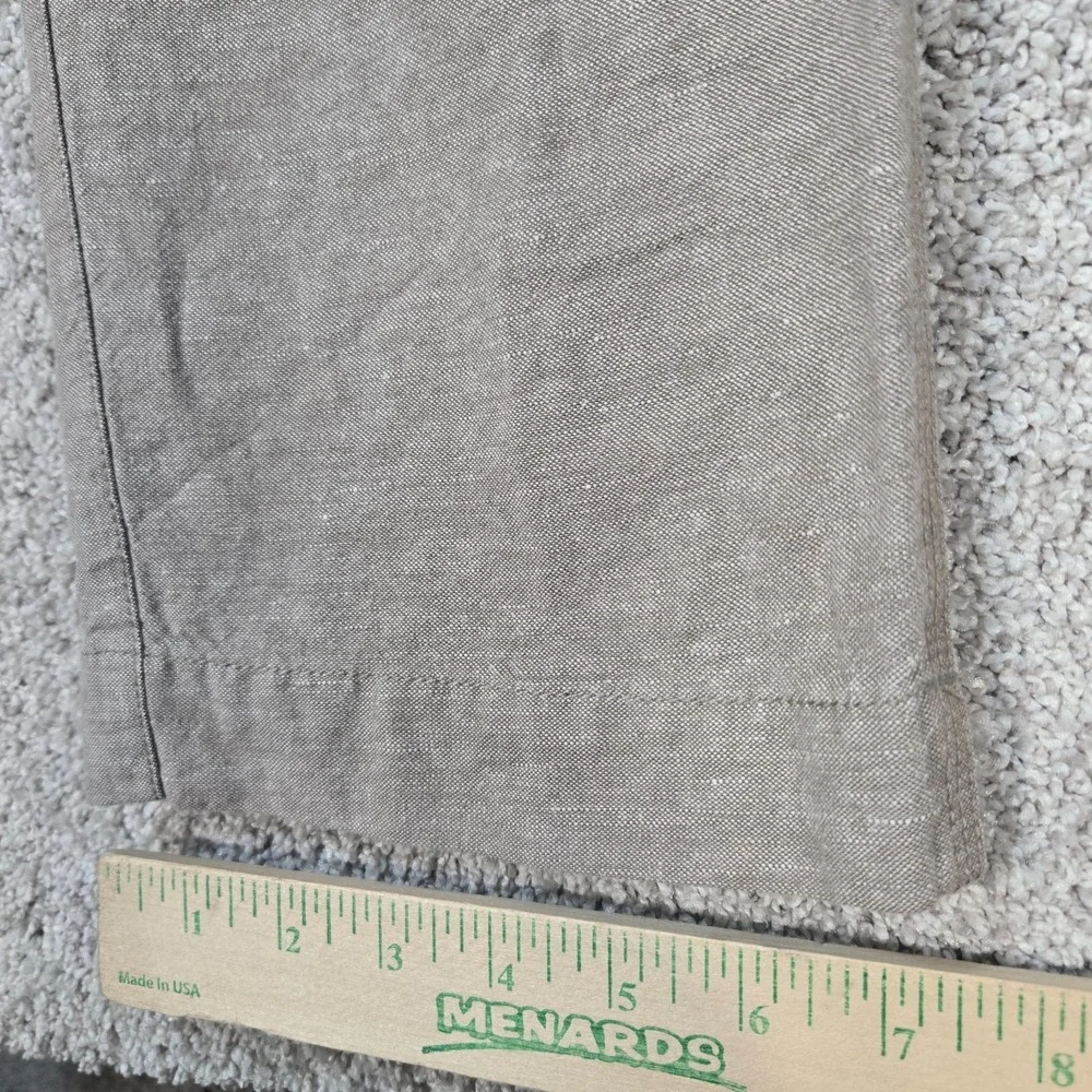 Banana Republic Pants Mens 32x32 Gray Linen Blend straight